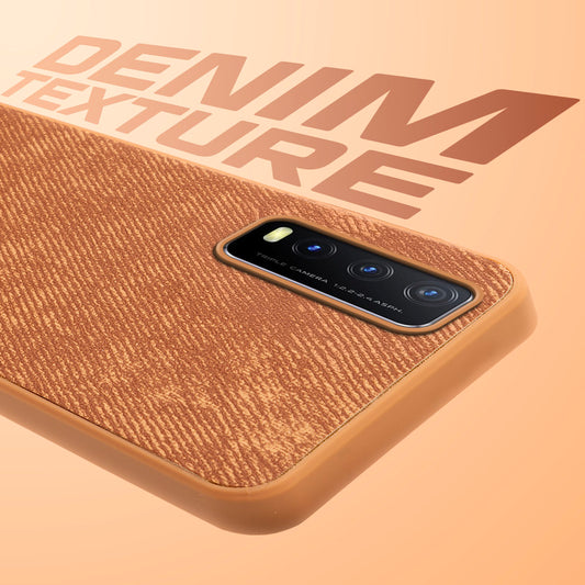 Classic Denim Finish Back Case for Vivo Y20