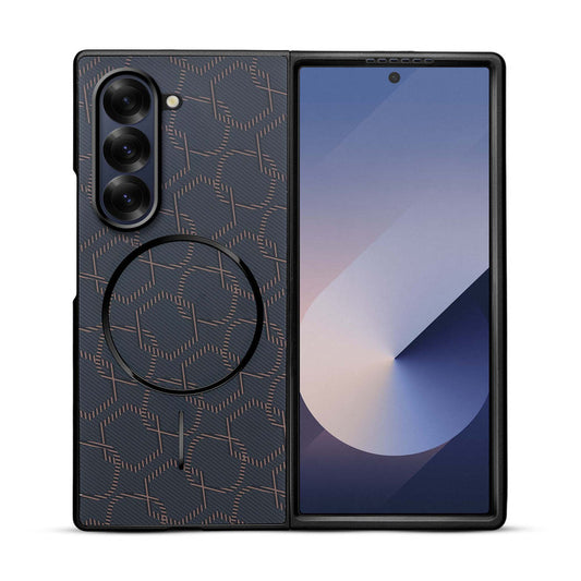 Flexible TPU Back Cover for Samsung Z Fold 6 with MagSafe Support & Unique Printed Designs