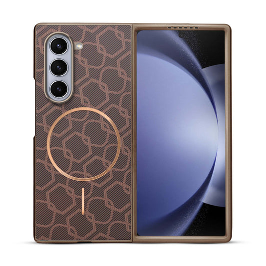Flexible TPU Back Cover for Samsung Z Fold 5 with MagSafe Support & Unique Printed Designs