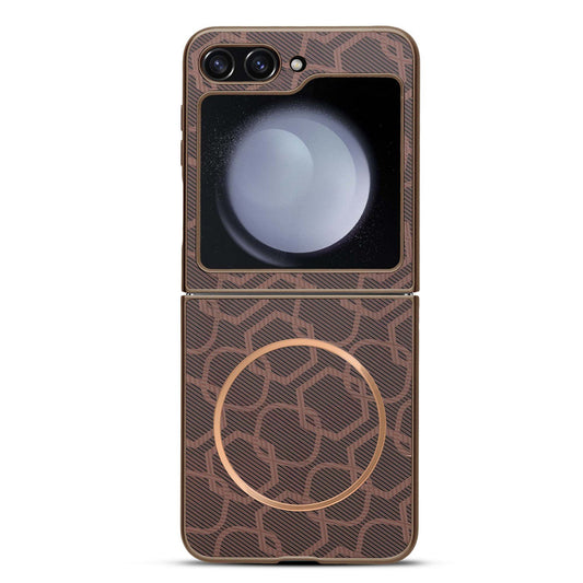 Flexible TPU Back Cover for Samsung Z Flip 5 with MagSafe Support & Unique Printed Designs