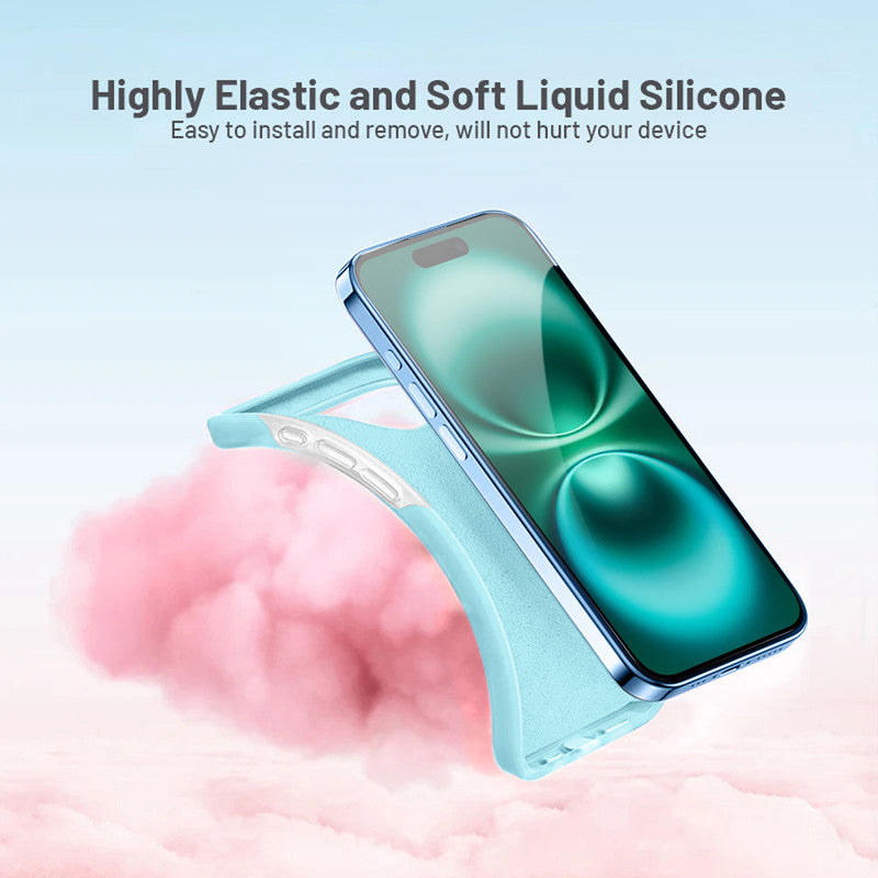 Smooth Touch Soft Silicone Back Case for Apple iPhone 16 Plus with Camera Protection for a Sleek and Stylish Look