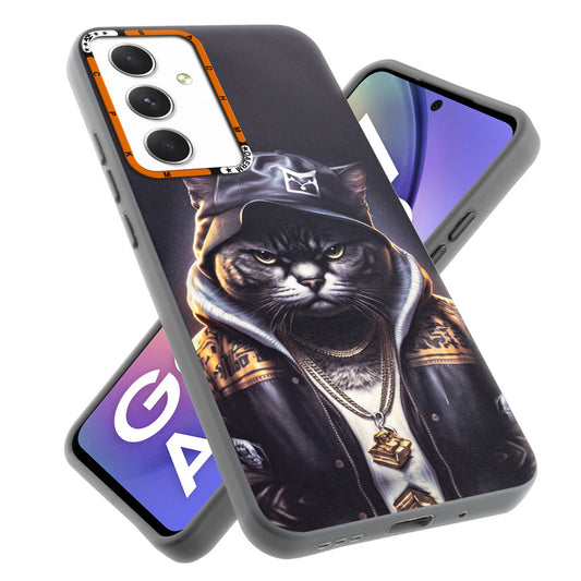 Dark Elegant Wild Creatures Printed Back Cases For Samsung A54 5G