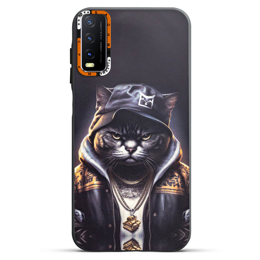 Dark Elegant Wild Creatures Printed Back Cases For Vivo Y20