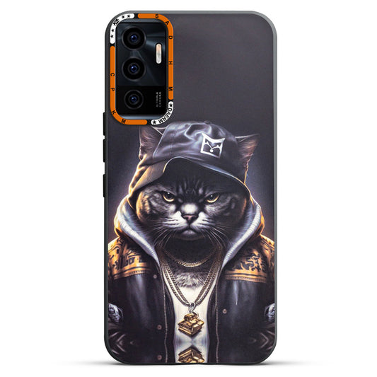 Dark Elegant Wild Creatures Printed Back Cases For Vivo V23E 5G