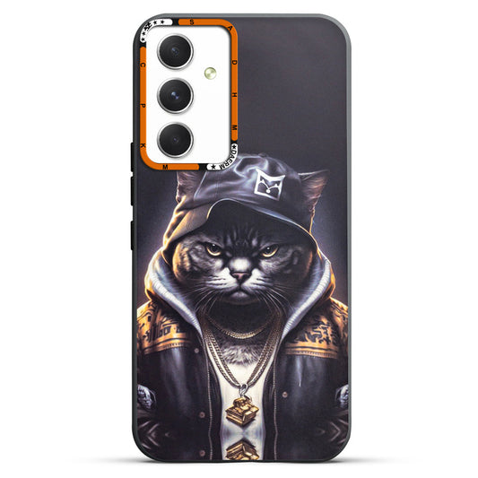 Dark Elegant Wild Creatures Printed Back Cases For Samsung A54 5G
