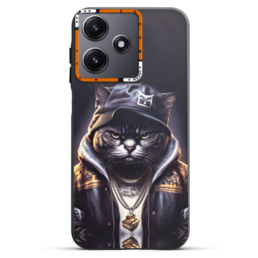 Dark Elegant Wild Creatures Printed Back Cases For Redmi 12 5G