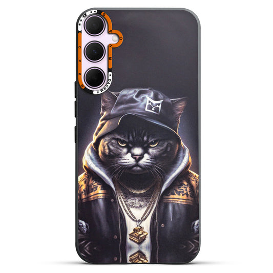 Dark Elegant Wild Creatures Printed Back Cases For Samsung S24 5G