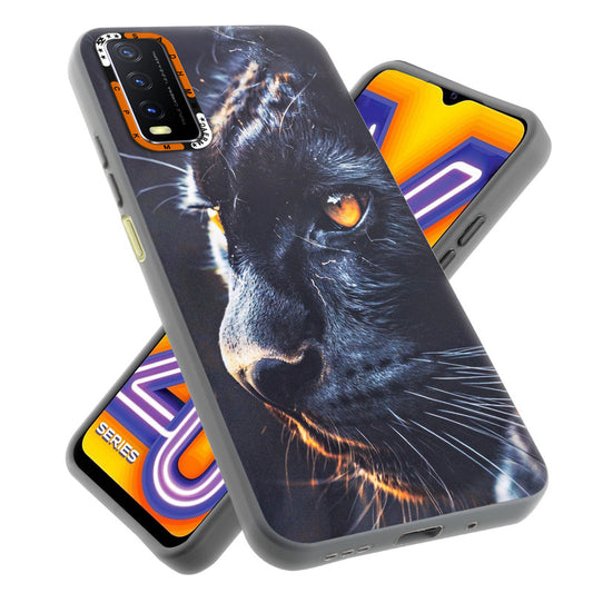 Dark Elegant Wild Creatures Printed Back Cases For Vivo Y20