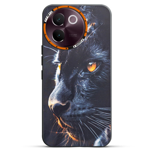 Dark Elegant Wild Creatures Printed Back Cases For Vivo V30e 5G