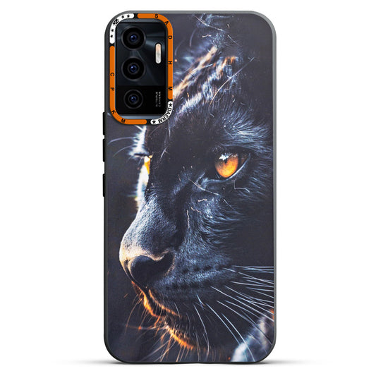 Dark Elegant Wild Creatures Printed Back Cases For Vivo V23E 5G