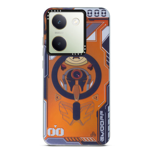 Colorful Reflective Circuit Prints Hard Back Protector Case For Vivo Y300 Plus 5G