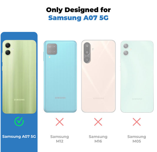 Soft Frame Clear Case For Samsung A07 5G