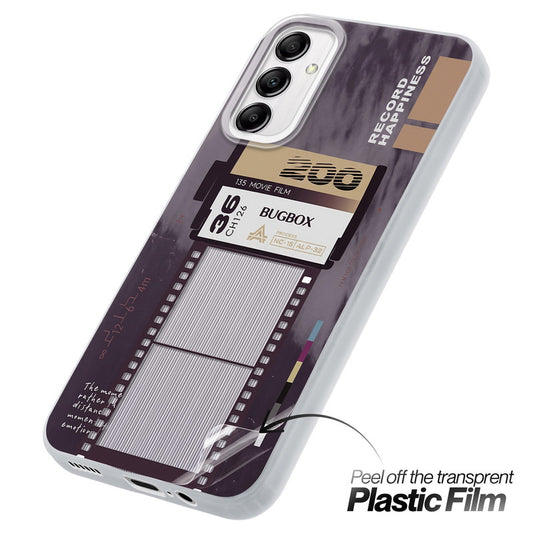 Designer Cover Case with Customizable Transparent Slot for Personalised Photos For Samsung A14 4G