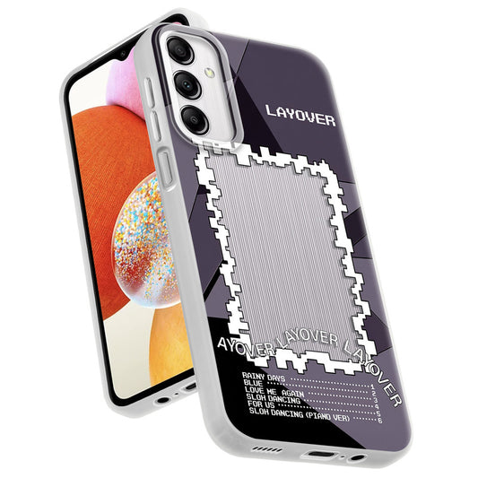 Designer Cover Case with Customizable Transparent Slot for Personalised Photos For Samsung A14 4G