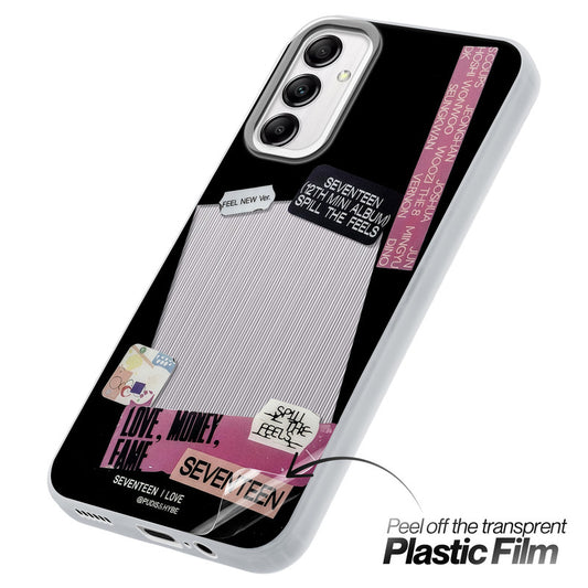 Designer Cover Case with Customizable Transparent Slot for Personalised Photos For Samsung A14 4G