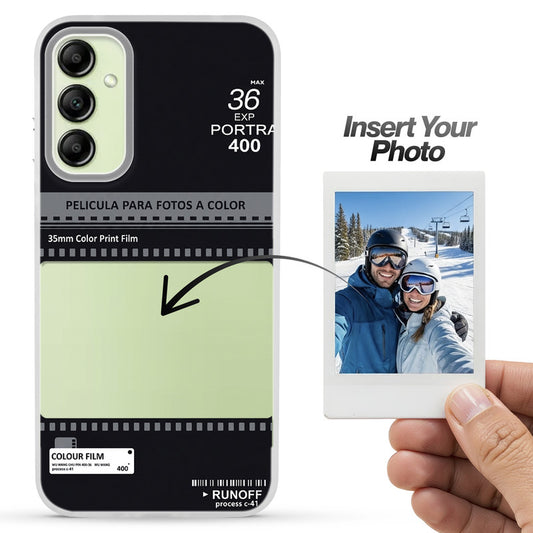 Designer Cover Case with Customizable Transparent Slot for Personalised Photos For Samsung A14 5G
