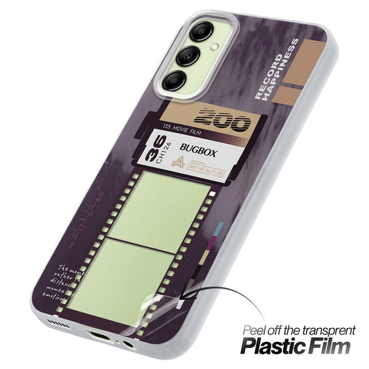 Designer Cover Case with Customizable Transparent Slot for Personalised Photos For Samsung A14 5G