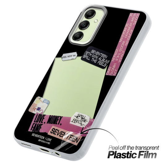 Designer Cover Case with Customizable Transparent Slot for Personalised Photos For Samsung A14 5G