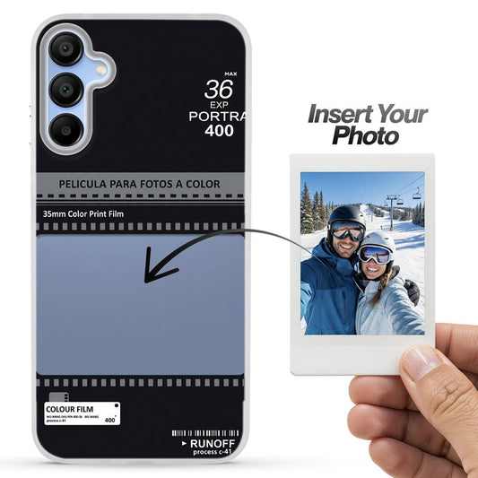 Designer Cover Case with Customizable Transparent Slot for Personalised Photos For Samsung A15 5G