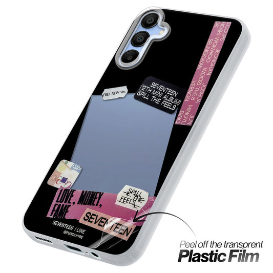 Designer Cover Case with Customizable Transparent Slot for Personalised Photos For Samsung A15 5G