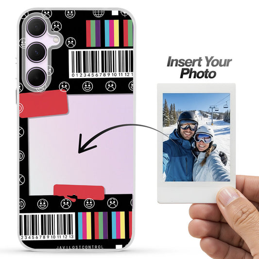 Designer Cover Case with Customizable Transparent Slot for Personalised Photos For Samsung A35 5G