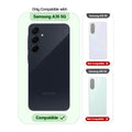 Compatibility comparison image showing Samsung A35 5G supported, while other models are not compatible.