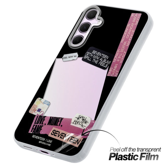 Designer Cover Case with Customizable Transparent Slot for Personalised Photos For Samsung A35 5G