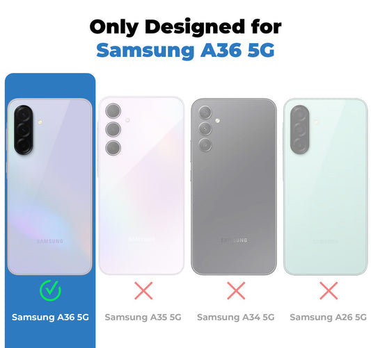Luxury PU Leather Hard Back Case for Samsung A36 5G, With Micro-Fiber Cloth inside, MagSafe Compatible