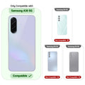 Compatibility comparison image showing Samsung A36 5G supported, while other models are not compatible.