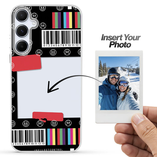Designer Cover Case with Customizable Transparent Slot for Personalised Photos For Samsung A55 5G