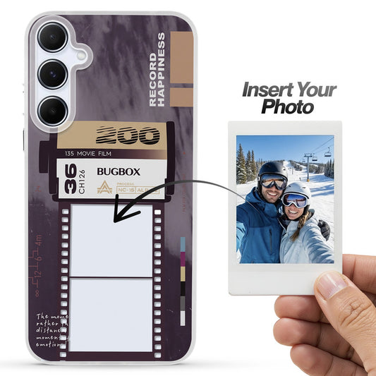 Designer Cover Case with Customizable Transparent Slot for Personalised Photos For Samsung A55 5G