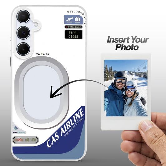 Designer Cover Case with Customizable Transparent Slot for Personalised Photos For Samsung A55 5G
