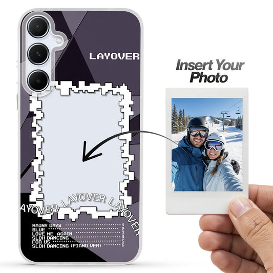 Designer Cover Case with Customizable Transparent Slot for Personalised Photos For Samsung A55 5G