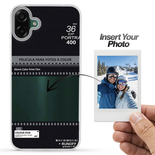 Designer Cover Case with Customizable Transparent Slot for Personalised Photos For Samsung F07