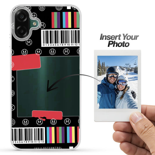 Designer Cover Case with Customizable Transparent Slot for Personalised Photos For Samsung F07