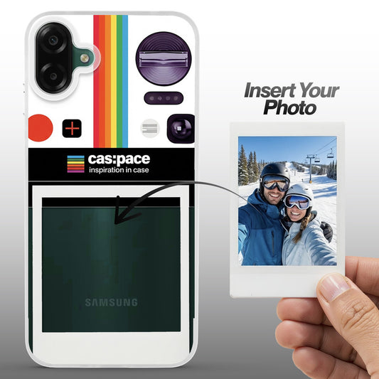 Designer Cover Case with Customizable Transparent Slot for Personalised Photos For Samsung F07