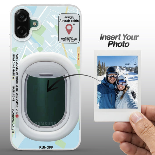 Designer Cover Case with Customizable Transparent Slot for Personalised Photos For Samsung F07