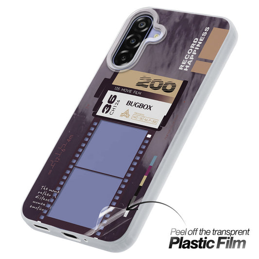 Designer Cover Case with Customizable Transparent Slot for Personalised Photos For Samsung F17 5G