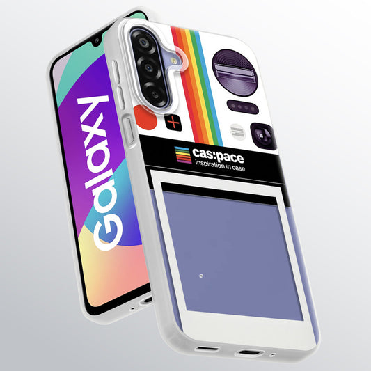 Designer Cover Case with Customizable Transparent Slot for Personalised Photos For Samsung F17 5G