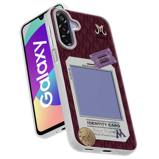 Designer Cover Case with Customizable Transparent Slot for Personalised Photos For Samsung F17 5G