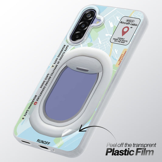 Designer Cover Case with Customizable Transparent Slot for Personalised Photos For Samsung F17 5G