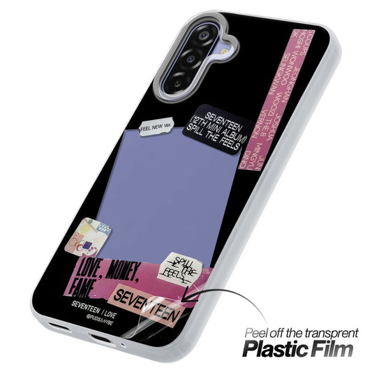 Designer Cover Case with Customizable Transparent Slot for Personalised Photos For Samsung F17 5G