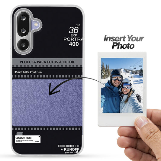 Designer Cover Case with Customizable Transparent Slot for Personalised Photos For Samsung F36 5G