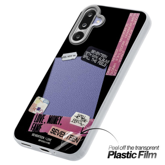 Designer Cover Case with Customizable Transparent Slot for Personalised Photos For Samsung F36 5G