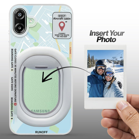 Designer Cover Case with Customizable Transparent Slot for Personalised Photos For Samsung F70e 5G