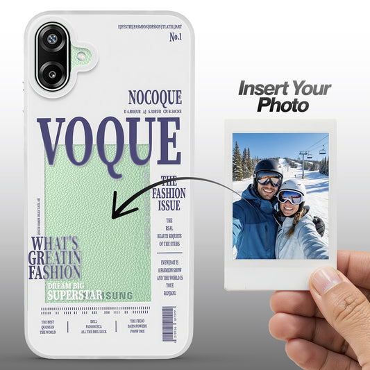 Designer Cover Case with Customizable Transparent Slot for Personalised Photos For Samsung F70e 5G