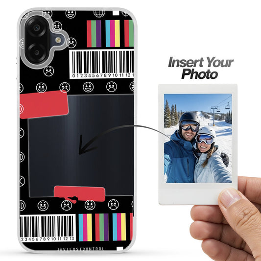 Designer Cover Case with Customizable Transparent Slot for Personalised Photos For Samsung M07