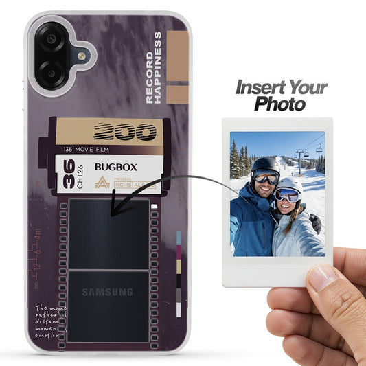 Designer Cover Case with Customizable Transparent Slot for Personalised Photos For Samsung M07