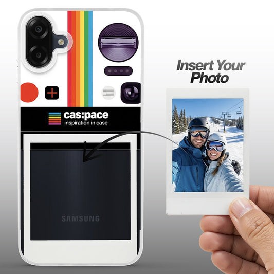 Designer Cover Case with Customizable Transparent Slot for Personalised Photos For Samsung M07