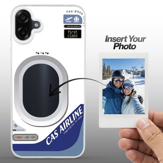 Designer Cover Case with Customizable Transparent Slot for Personalised Photos For Samsung M07